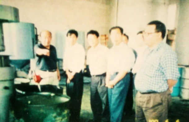 Sinopec delegation on the shop floor