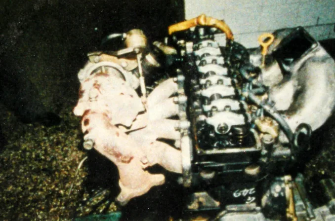 498Z after 1,000 hours: full teardown view